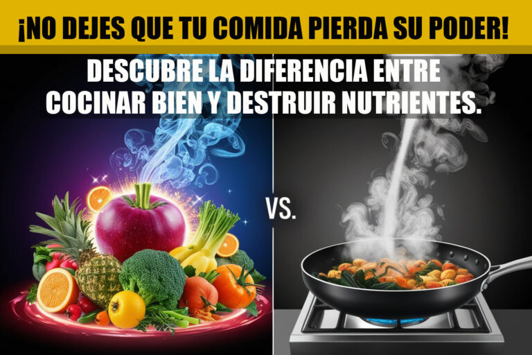 COCINAR BIEN SIN PERDER NUTRIENTES