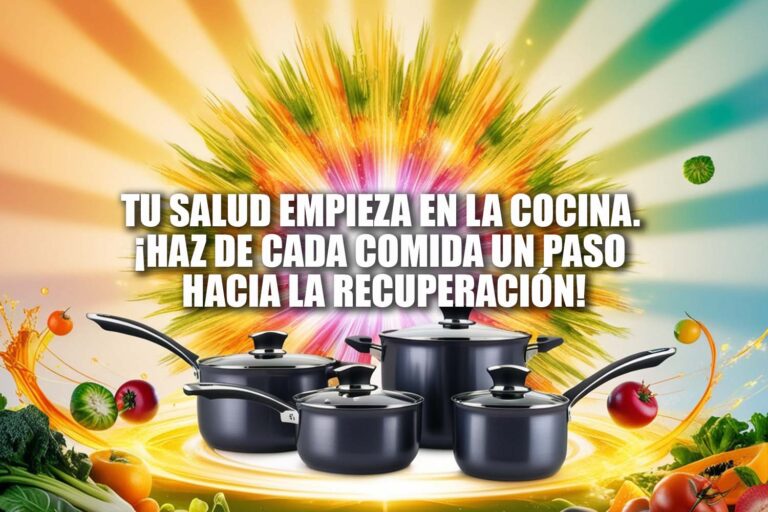 Tu salud empieza en la cocina. ¡Haz de cada comida un paso hacia la recuperación!